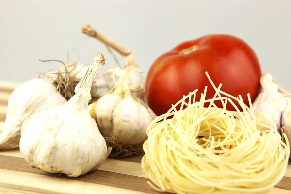 Fresh vegetables, Pasta — Stock Photo, Image