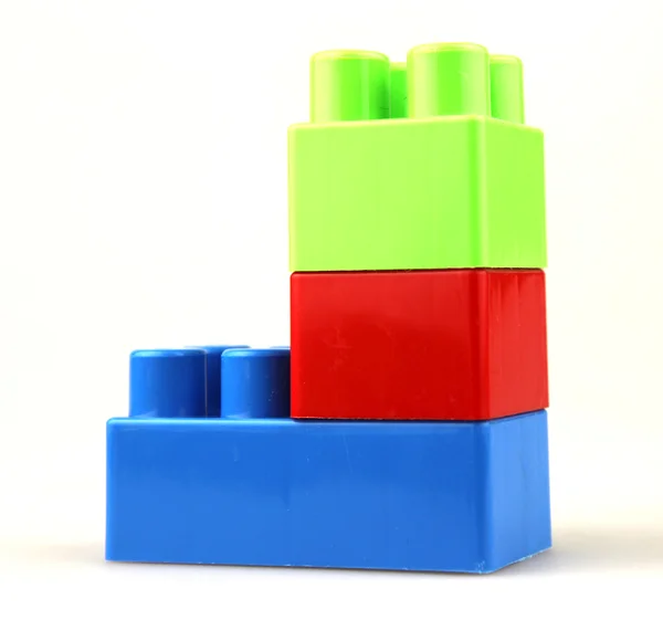 Plast leksak block — Stockfoto