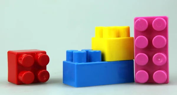 Blocs jouets en plastique — Photo