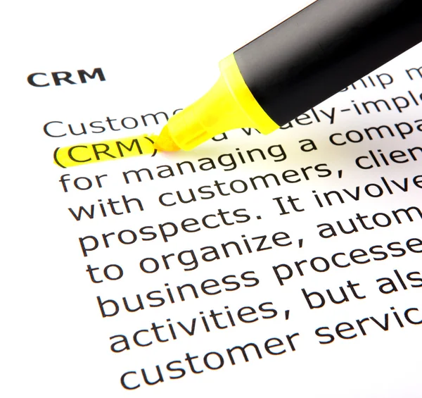 Image of CRM — Stock Photo, Image