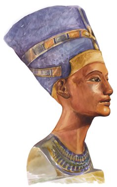 Queen Nefertiti clipart