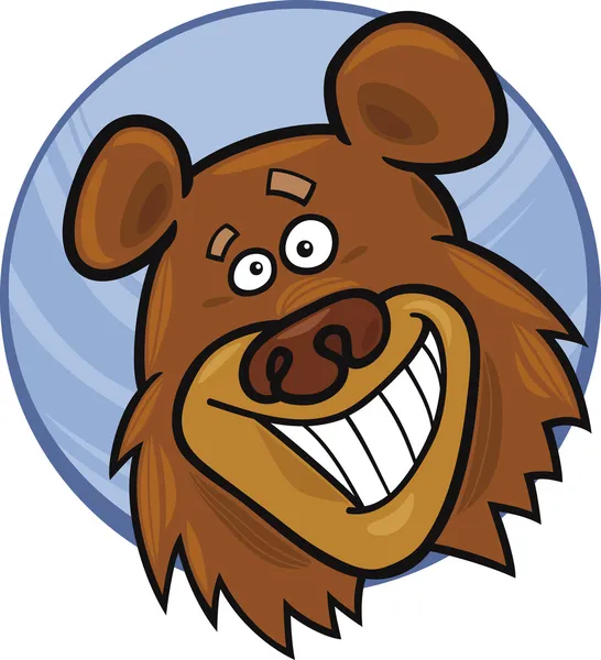 Śmieszne niedźwiedź — Wektor stockowy