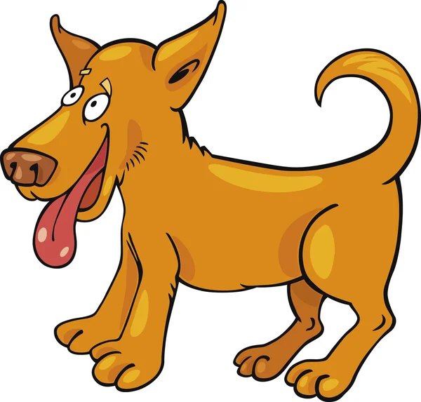 Cachorro de dibujos animados — Archivo Imágenes Vectoriales