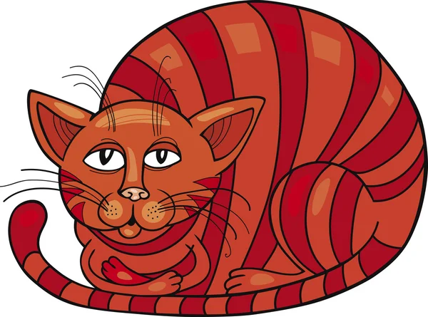 Gatto rosso — Vettoriale Stock