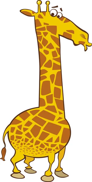 Kreslený žirafa — Stockový vektor