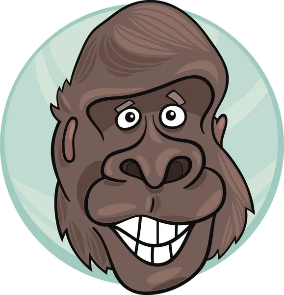 Gorilla-Affe — Stockvektor