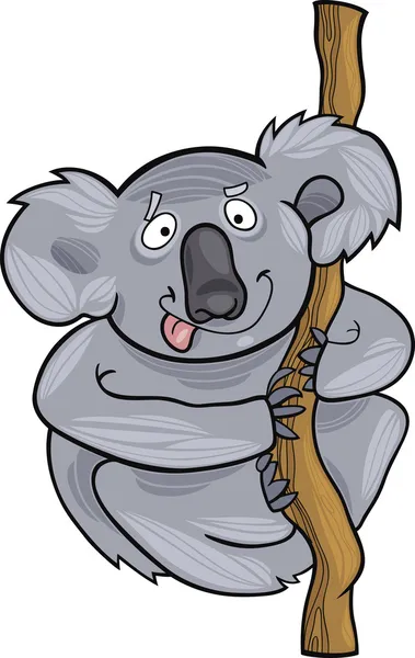 Caricature koala — Image vectorielle
