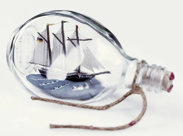 stock image Flaschenschiff, Ship In A Bottle