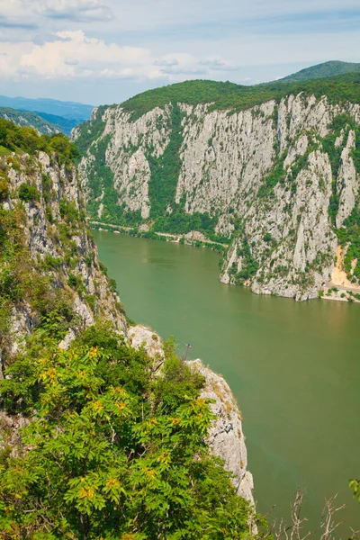 Donau-Schluchten "cazanele mari" — Stockfoto