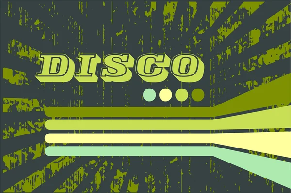 Grunge Disco Hintergrund — Stockvektor