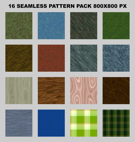 Seamless mönster pack — Stockfoto