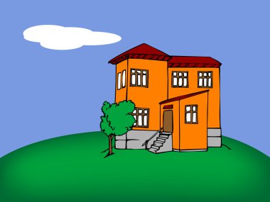 Cartoon house clipart