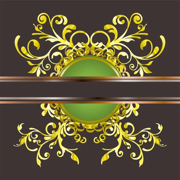 Gouden ornamenten — Stockvector