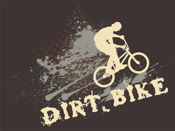 Dirt Bike — Stockový vektor
