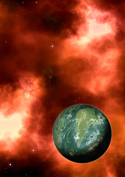 Apokalyps planet — Stockfoto