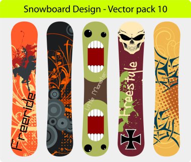 snowboard tasarım paketi 10