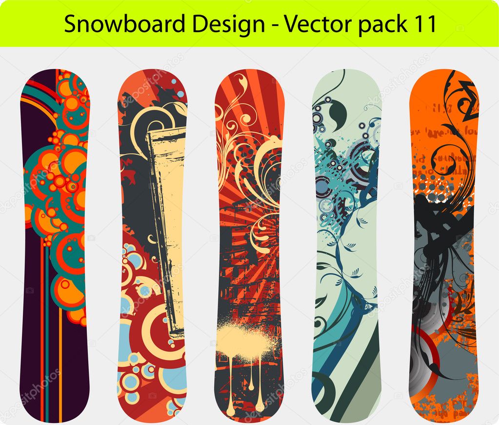 Snowboard design pack 11