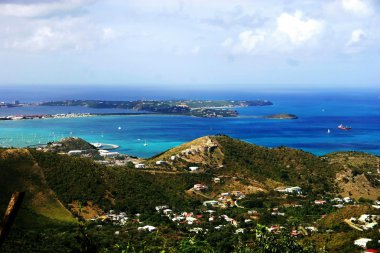 St-Marteen bay clipart