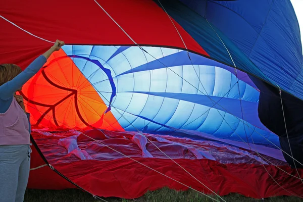 Titta inuti en balloon3 — Stockfoto