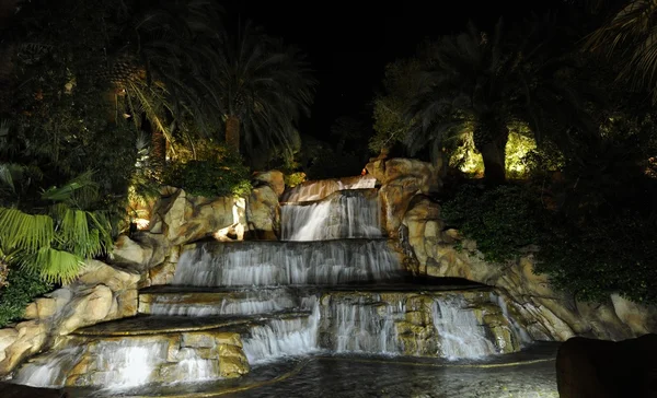 Stock image Falls and fountains at night.