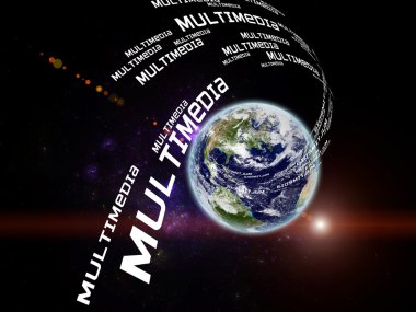 Multimedia Planet clipart