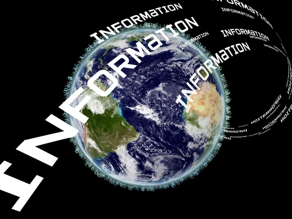 stock image Earth Information