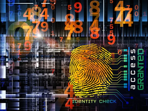 Fingerprint Access — Stock Photo, Image
