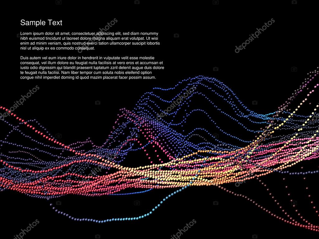 Three dimensional data visualization abstract stock photo agsandrew