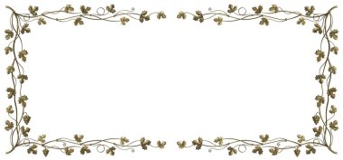 Grapevine frame clipart