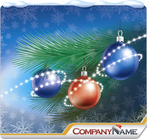 Weihnachtskarten-Banner — Stockfoto