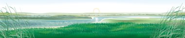 River Landscape clipart