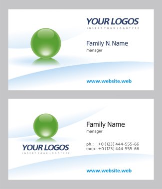 Business card clipart