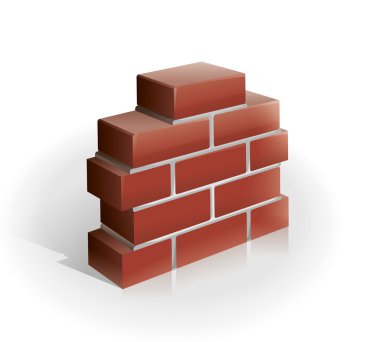 Brick wall clipart