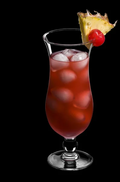 Singapore sling in a beautiful long drink glass — Stock Photo, Image