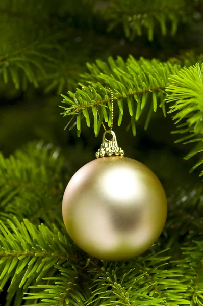Forma de bola decoração de árvore de Natal — Fotografia de Stock