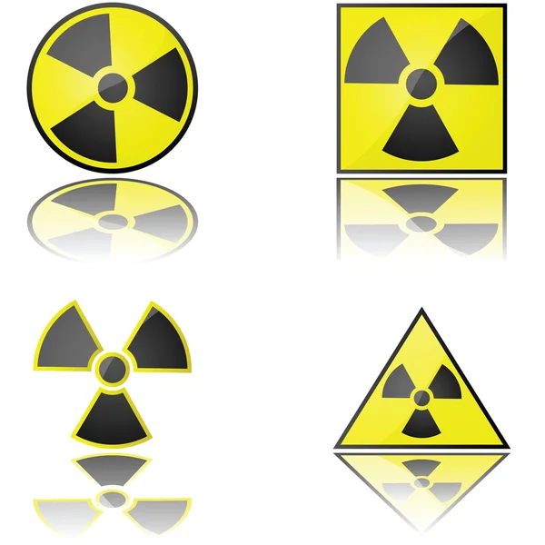 Radioaktiv — Stockvektor