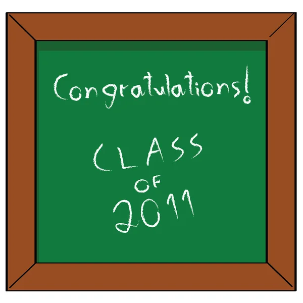 Gratulujeme třída 2011 — Stockový vektor