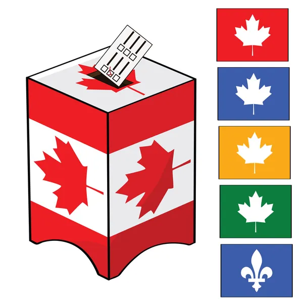 Kanada seçim — Stok Vektör