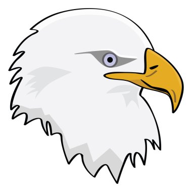 Cartoon eagle clipart