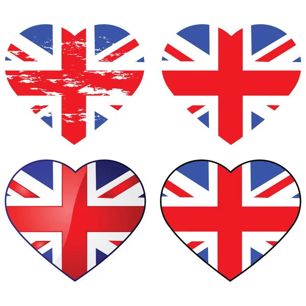 Amor Reino Unido — Vetor de Stock
