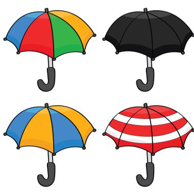 karikatür şemsiye