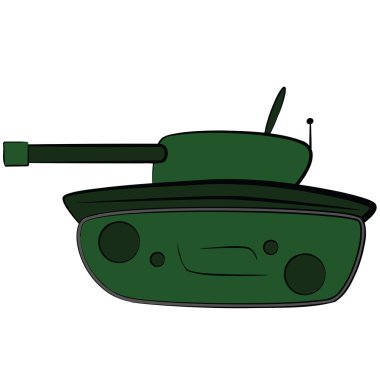 Cartoon tank clipart