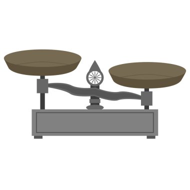 Old style scale clipart