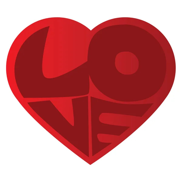 Srdce z lásky — Stockový vektor
