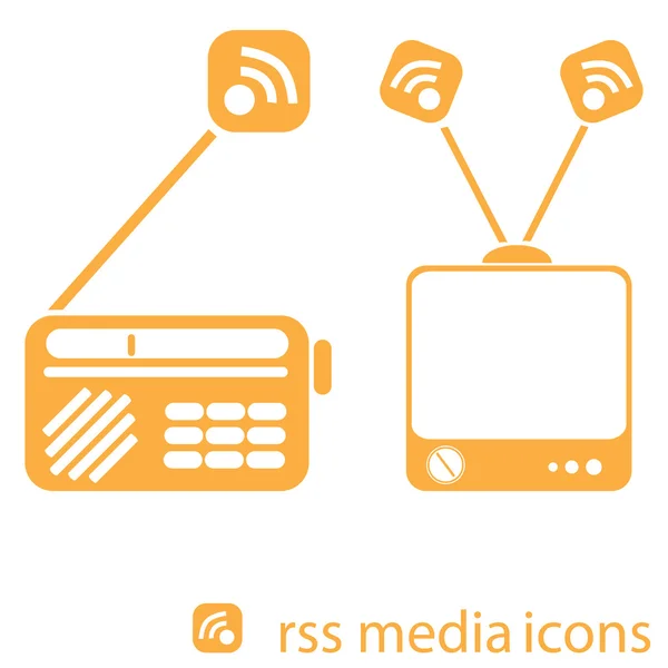 Medios RSS — Vector de stock
