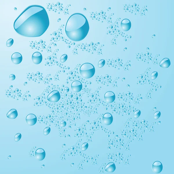 Kapky vody — Stockový vektor
