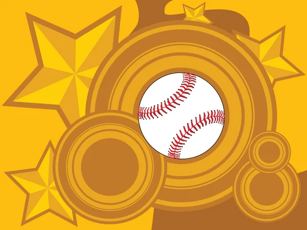 棒球背景 — 图库矢量图片