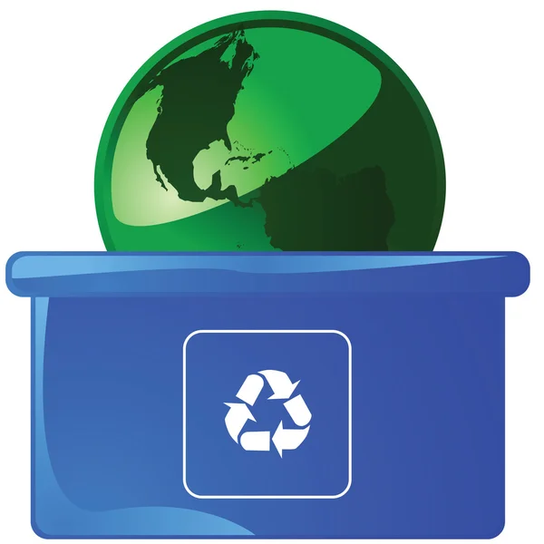 回收地球 3 — 图库矢量图片
