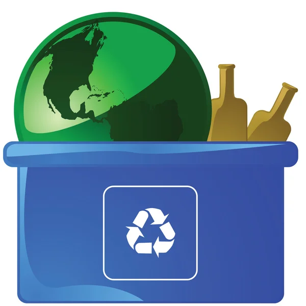 Recycling von Erde 4 — Stockvektor