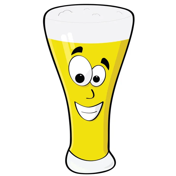 Birra felice — Vettoriale Stock